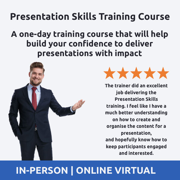 Newsreader Style Presentation Structure - Presentation Skills Training Course