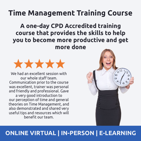 Time Management Training Course - Online Time Management Training