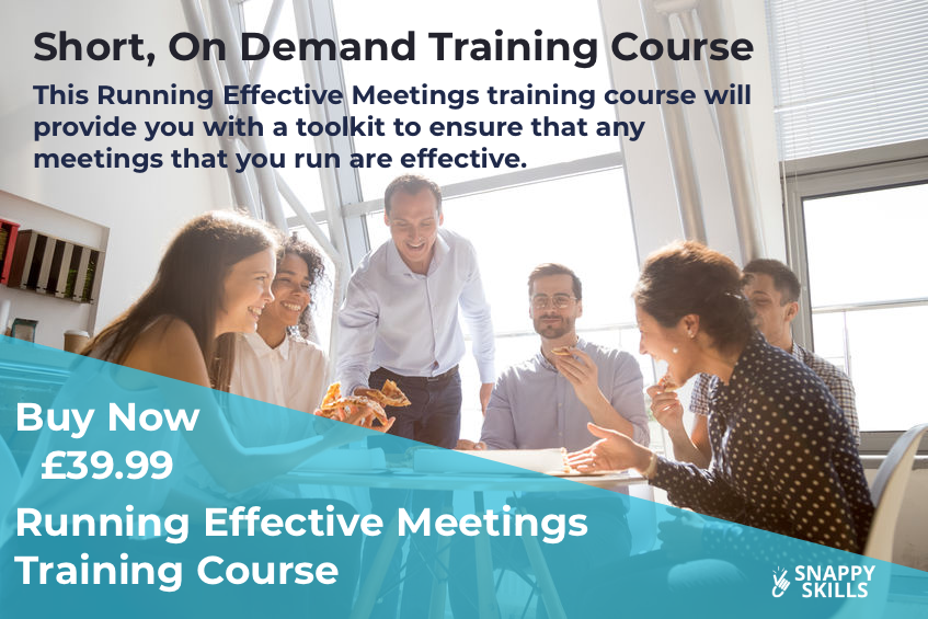 Running Effective Meetings Training Course - Snappy Skills